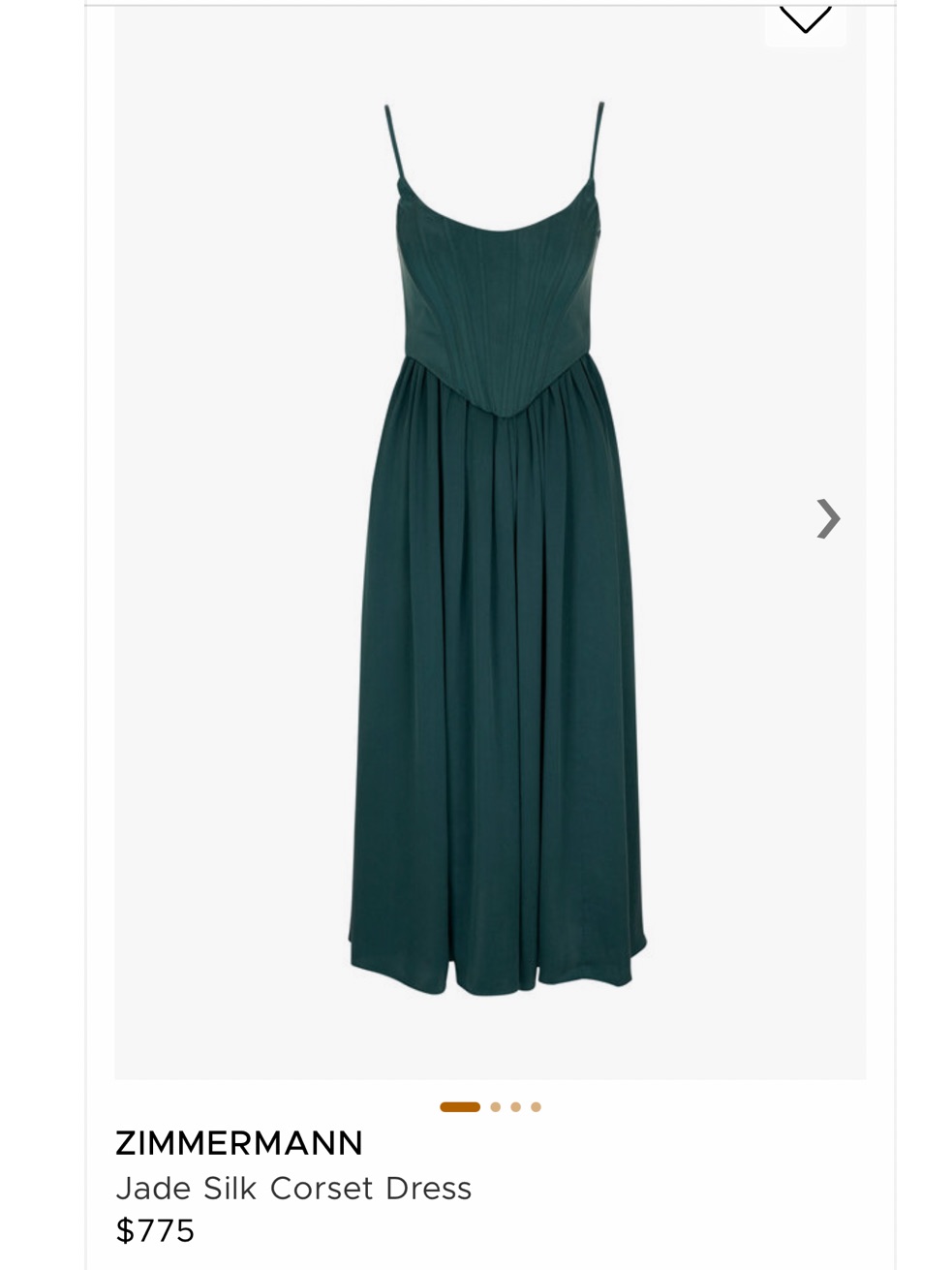 Zimmermann Jade Silk Midi Dress In Deep Teal